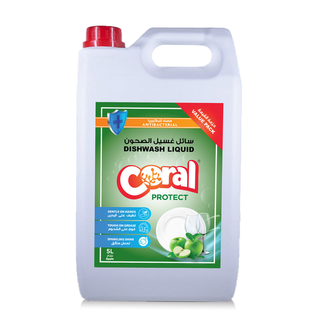 Premium Diswash Liquid - 5 Litre, Apple