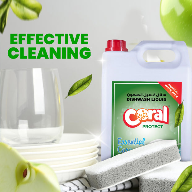 Essential Dishwash Liquid - 5 Litre, Apple