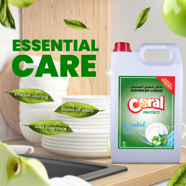 Essential Dishwash Liquid - 5 Litre, Apple