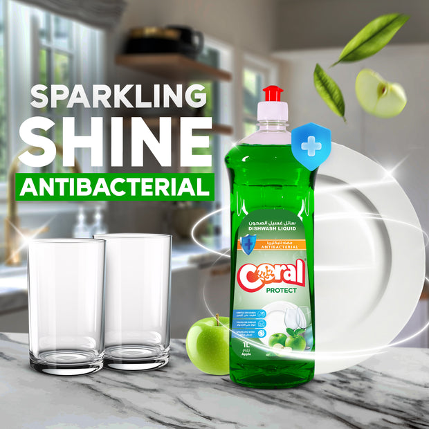 Premium Diswash Liquid - 1 Litre, Apple
