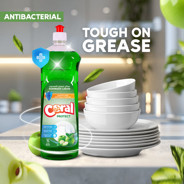 Premium Diswash Liquid - 1 Litre, Apple