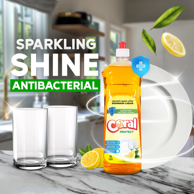 Premium Diswash Liquid - 1 Litre, Lemon