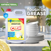 Premium Diswash Liquid - 5 Litre, Lemon