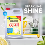Premium Diswash Liquid - 5 Litre, Lemon