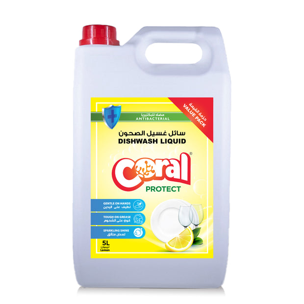 Premium Diswash Liquid - 5 Litre, Lemon